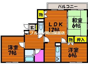 エリーズトークコートの物件間取画像